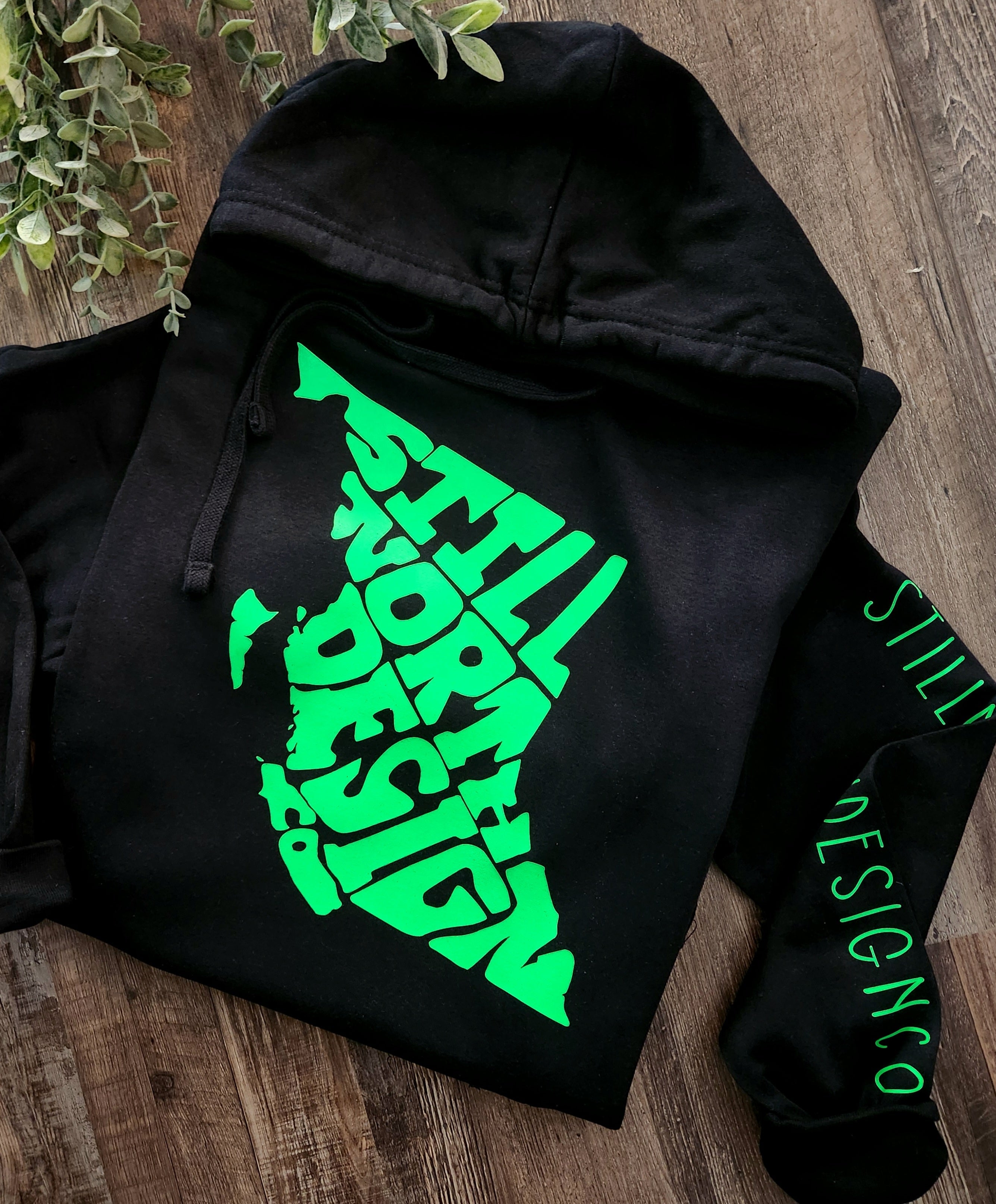 2025 NEON BC HOODIE neon green - Acid.ca Streetwear
