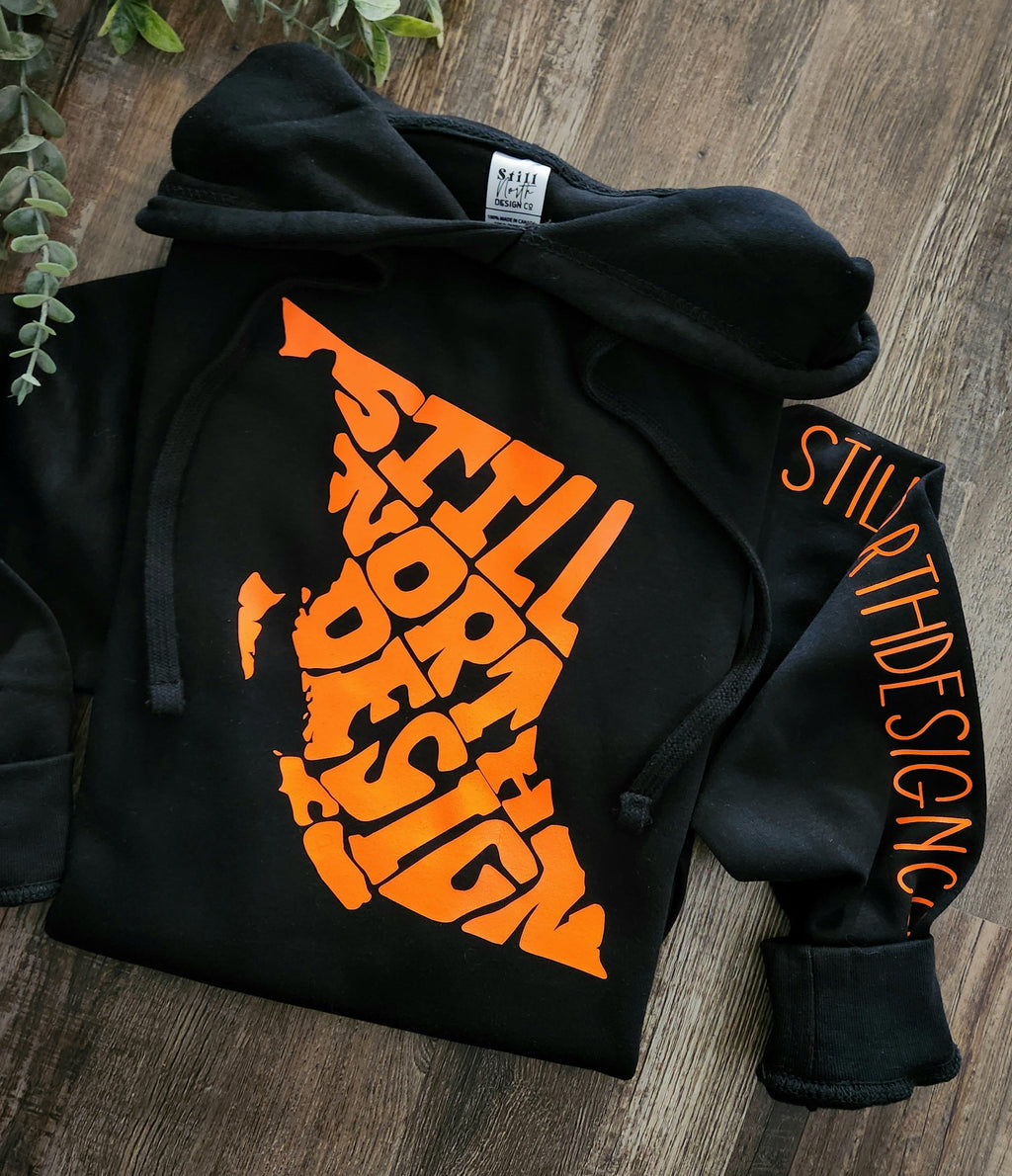2025 NEON BC HOODIE Neon orange - Acid.ca Streetwear