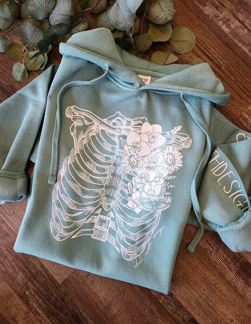 2025 BAD TO THE BONE Sage SPINE AND HAND S - Acid.ca Streetwear