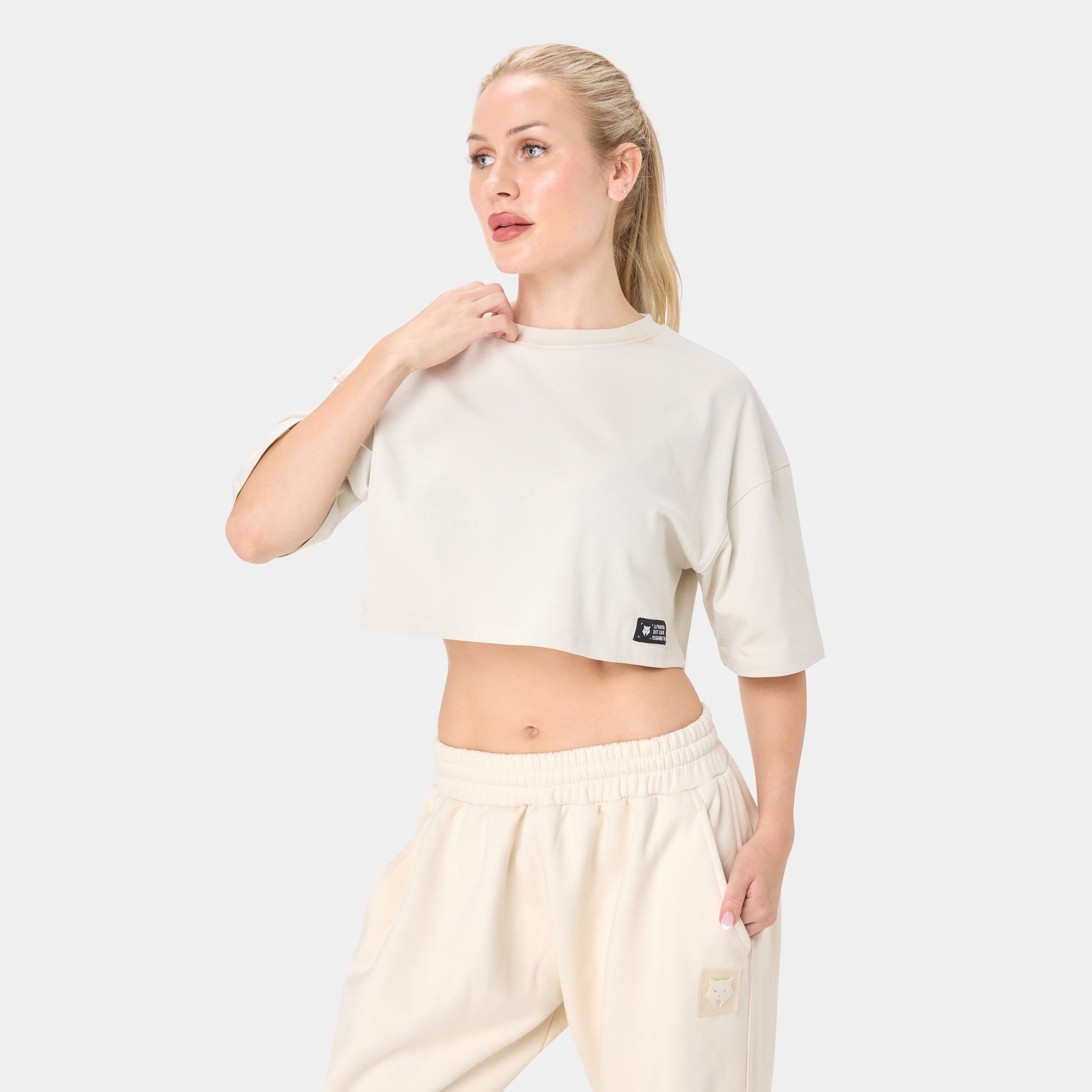 ALPHAFEM.08 CROP TOP — Tactical Beige - Acid.ca Streetwear