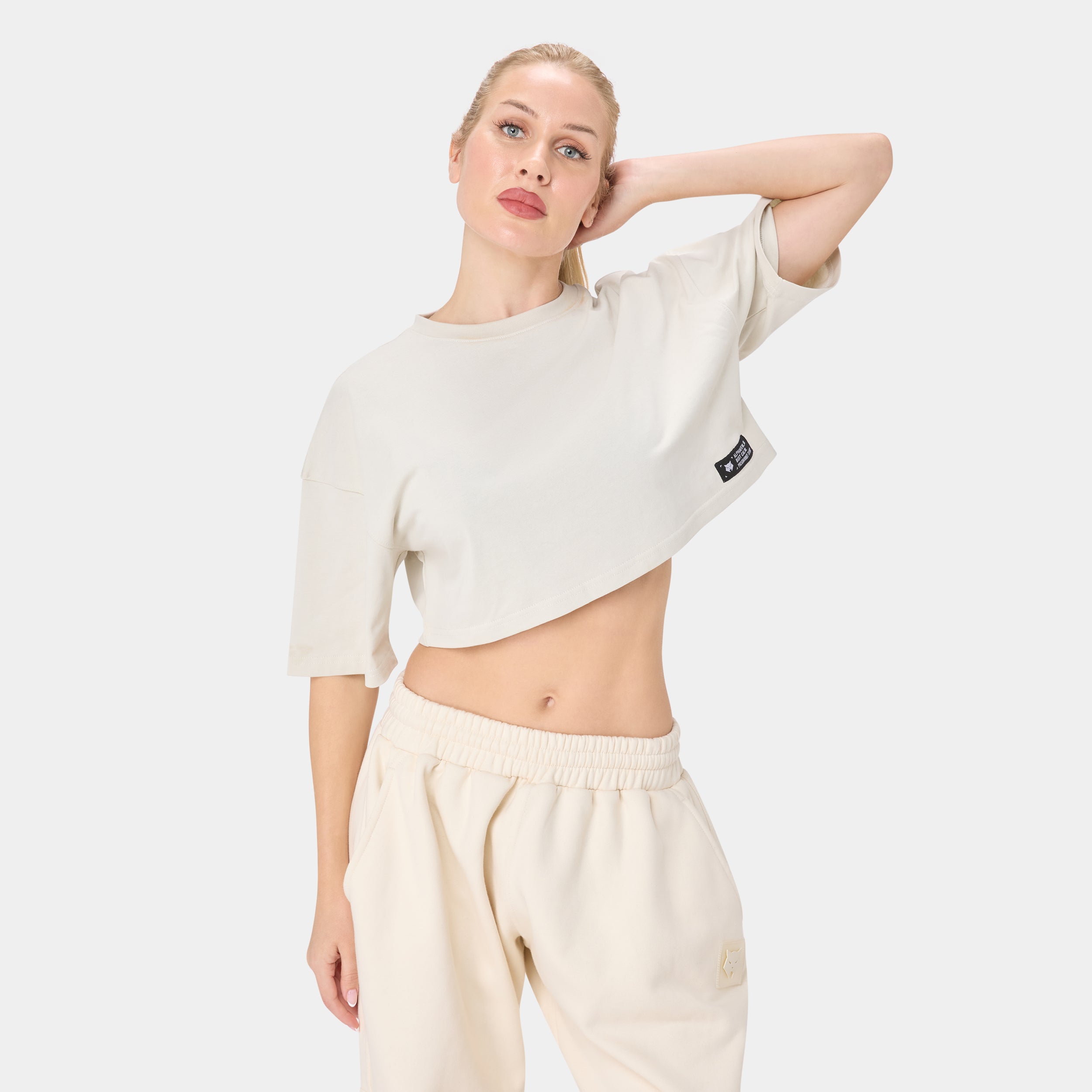 ALPHAFEM.08 CROP TOP — Tactical Beige - Acid.ca Streetwear