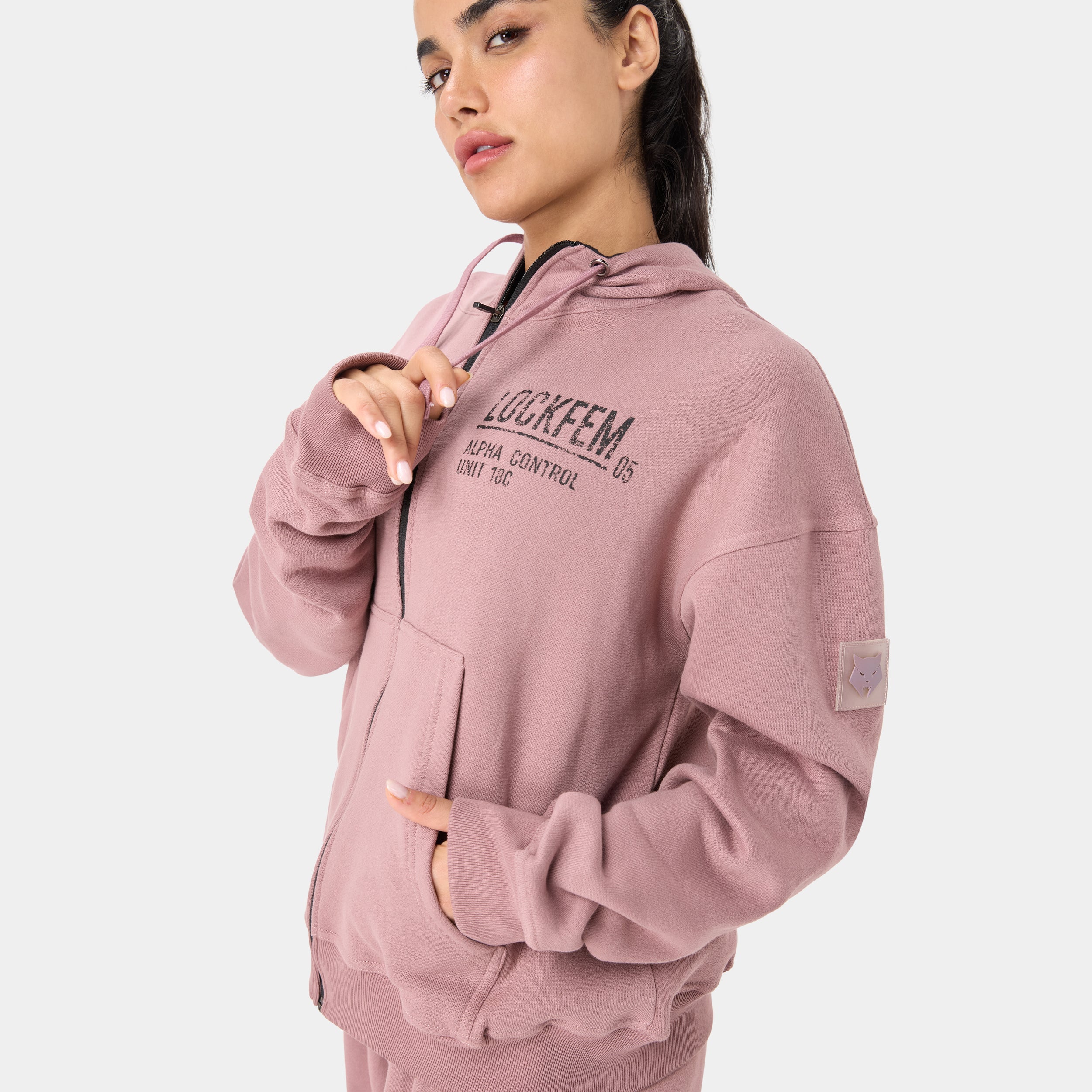 LOCKFEM_05 HOODIE — STORM ROSE - Acid.ca Streetwear